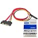 NSI LK-13815 22-pin (7+15) SATA Male to Female DATA and Power Combo Extension Cable - Slimline SATA Extension Cable M/F - 20inch (50cm)