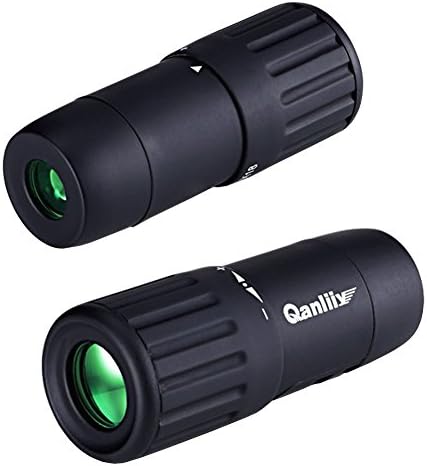 Teyeleec Mini Pocket Scope Monocular 10 X 18 Colorful Telescope for Bird Watching Wildlife or Scenery 10x Monocular Zoom Steady Viewing Optics Zoom Scalable Telescopic 0.5m/ 2000m (Black)