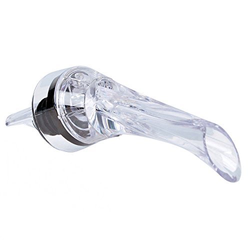 Wine Aerator Pourer - Instant Decanter Spout - Fits All Wine Bottles - No Taste & Flavor Transfer (Includes Wine & Food Pairing Ebook)