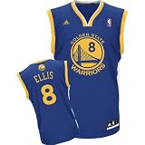 Adidas Golden State Warriors Monta Ellis Kids (Sizes 4-7) Revolution 30 Replica Road Jersey Kids 4 Small
