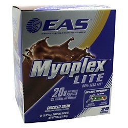 Myoplex Lite, Chocolate Cream, 20 Packets, From EAS