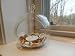 Glass Hanging Plant Terrarium Votive Holder with Seashells 4 1/2