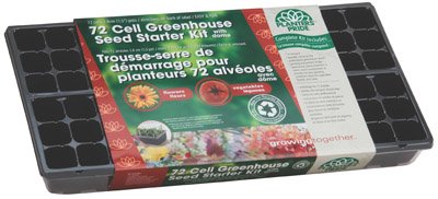 Planters Pride RZG0809 72 Cell Grower Starter Kit With Dome