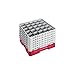 Camrack Glass Rack, W/6 Extenders, Full Size, 25 Compartments, 3-1/2