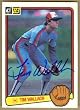 Tim Wallach autographed Baseball Card (Montreal Expos) 1983 Donruss #392