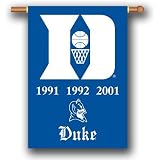 Championship Banner Duke University Blue Devils