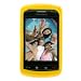Yellow Durable Rubber Soft Silicone Skin Cover Case for Verizon RIM Blackberry Storm 9530 9500 Smarpthone