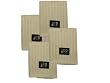 Ribbed Terry Cotton Dish Cloths (Natural, 4-Pack)