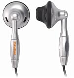 Sylvania SYL-185 Contoured Silent Cap iPod Earbuds (Silver)