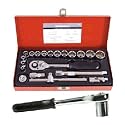 SILVERLINE 21 PIECE 3/8'' DRIVE METRIC SOCKET WRENCH SET