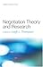 Negotiation Theory and Research (Frontiers of Social Psychology)