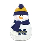 Michigan Wolverines Snowman Pillow