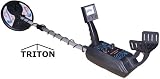 Triton Metallsuchger�t / Metallsucher MD5002 bis 2,5m Suchtiefe - analoge und akustische Anzeige - Sonderleistung: Inklusive Kopfh�rer