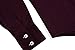 Coofandy Men's Contrast Color Button Down Dress Shirts Casual Shirts,Large,Wine Red