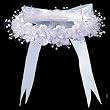 Wedding Flower Girl Light BLUE Floral Headpiece Tiara