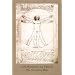 (24x36) Leonardo da Vinci - Vitruvian Man, Green Border, Art Poster Print