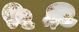 Lynns 201P364M Peacock 20 Piece Dinner Set