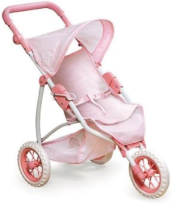Badger Basket Three Wheel Doll Jogging Stroller - Fits Most 18" Dolls &amp; My Life As