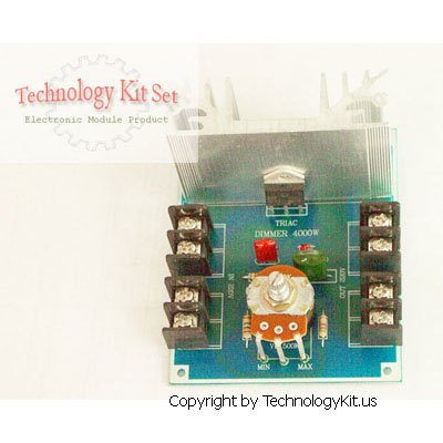 Electronic Dimmer 4000 Watts Circuit Board (Used to adjust lamps, electric stove, and etc)