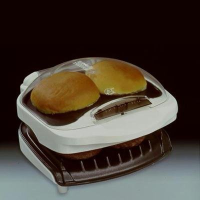 George Foreman Champ Grill with Bun Warmer