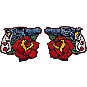 Reed Artist 2 Patch Set - 2.25" Guns and Roses RARE