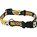 Green Bay Packers Adjustable Pet Dog Collar, Large