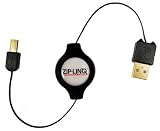Cables Unlimited ZIP-USB2-C01 ZipLinq Retractable USB 2.0 Cable