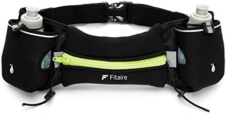 EliteTechGear Reflective Hydration Running Belt