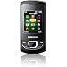 Samsung E2550 Handy (Social Networking Dienste, Kamera, MP3-Player) strong-black