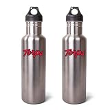 Maryland Terrapins 27 oz. Stainless Water Bottle - Silver