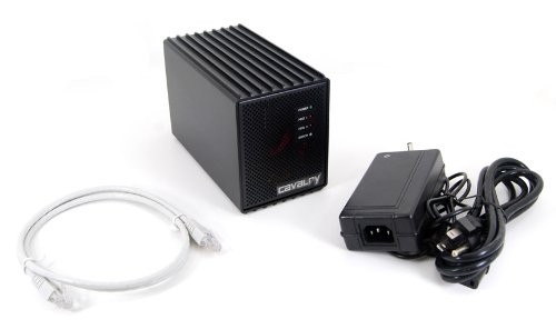Cavalry Storage CAND Series 1 TB RJ 45 2-bay RAID Network Attached Storage (NAS) External Hard Drive CAND3001T0