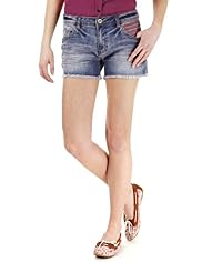 Angel Cotton Rich Striped Shorts