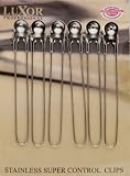 Luxor Professional Stainless Super Control Clips Model No. 5135