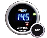 Tinted Digital Air/Fuel & Volt Combo Gauge