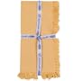 April Cornell Essentials Napkin Set of 6, Light Gold