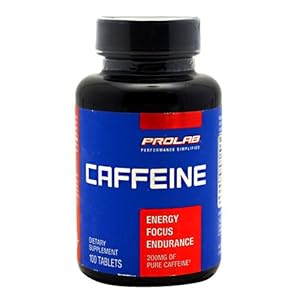 Prolab Caffeine Maximum Potency 200 mg Tablets 100 tablets