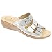 Fly Flot Sarah - Grey Shimmer Size 6 UK