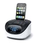 Muse M-103IP Uhrenradio mit iPhone/iPod Dockingstation (Dual-Alarm, AUX-Eingang) schwarz