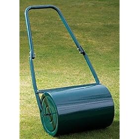 New Galvanised Garden Steel Lawn Roller 30 Litre Drum Scraper Bar & Collapsible Handle Create a Lawn Worthy of a Bowls Green