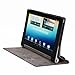 Smart Standing Leather Cover with Auto Sleep Mode for Lenovo IdeaPad Yoga Tablet (10 Inch HD) B8000 (Black)