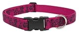 41%2B5Mt3s51L. SL160  Lupine Large Dog Adjustable Collar   Plum Blossom Pattern   12 to 20