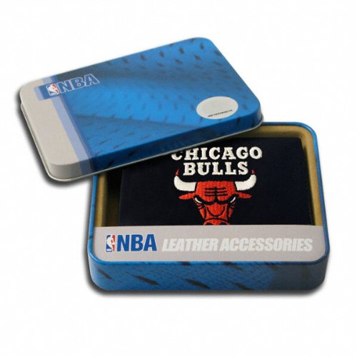 Chicago Bulls Embroidered Trifold Wallet