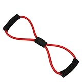 Ibort Natural Latex Strengthen Training Resistance Band Figure 8 Type