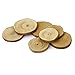 OULII Wood Log Slices Discs Christmas Wedding Centerpieces for DIY Crafts, 4-5CM, 30pcs
