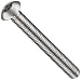 18-8 Stainless Steel Socket Cap Screw, Inch, Button Head, Internal Hex Drive, Plain Finish, Meets ASME B18.3 2003 Specifications, Right Hand Threads, Made In US