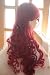 Dark Red Heat Friendly Long Curly Wave Princess Cosplay Party Hair Wig 31'' 80cm