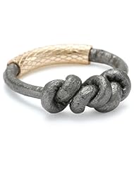 by boe Pewter Leather Ring, Size 7.5