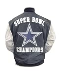 Dallas Cowboys 5-Time Super Bowl Champions Suede Jacket