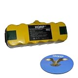 HQRP 3300mAh APS Battery compatible with iROBOT Roomba R3 / 500 / 510 / 521 / 530 / 531 / 532 / 534 / 535 / 540 / 550 / 555 / 560 / 562 / 564 / 565 / 570 / 580 / 581 / 610 / 760 / 770 / 780 [Vacuum Cleaning Robot] Replacement plus HQRP Coaster