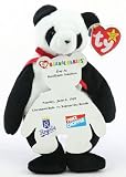 Sports Commemorative Card, Beanie Baby, Ticket Stub - Fortune the Panda Bear - Game Day 06/06/1999, Kansas City Royals vs Cincinnati Reds - Baseball